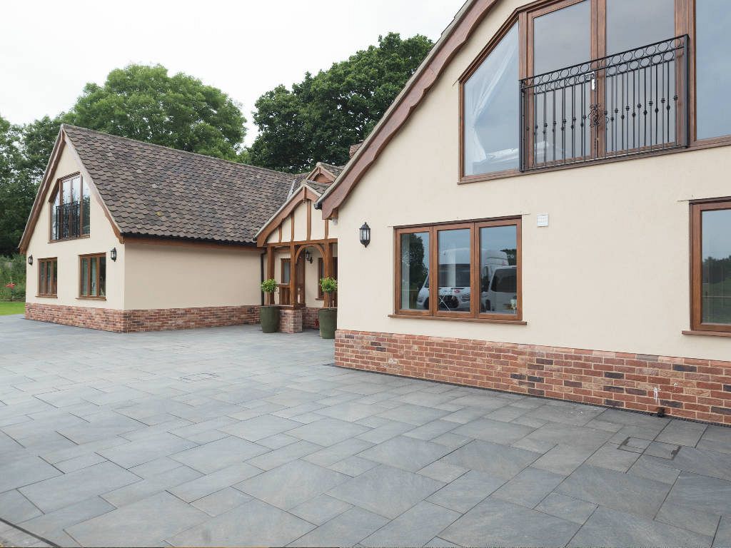 Exterior view of the adapted dormer bungalow